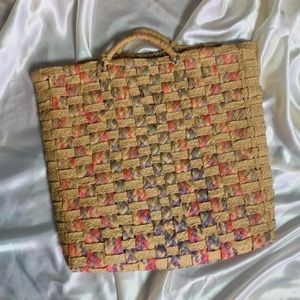 Vintage straw bag